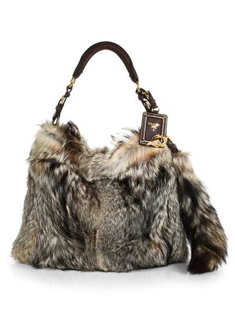 fur prada bag